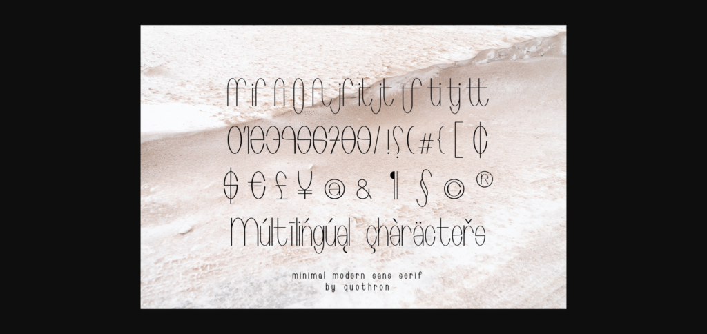 Primitivly Font Poster 10