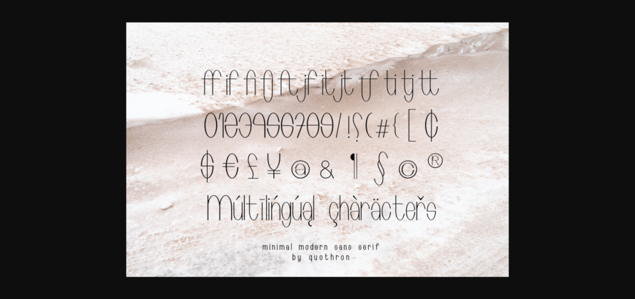 Primitivly Font Poster 10