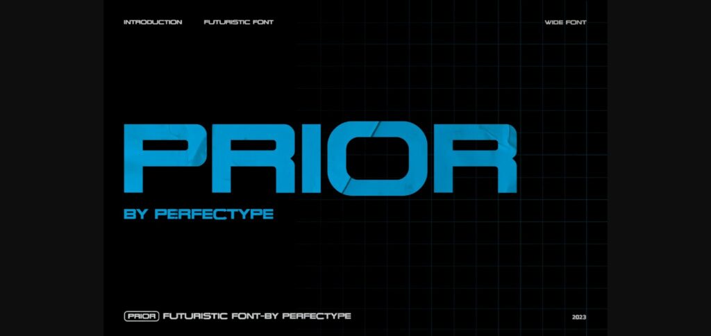 Prior Font Poster 1