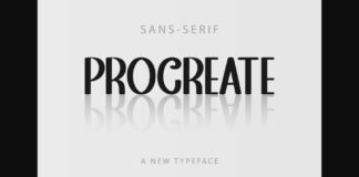 Procreate Font Poster 1