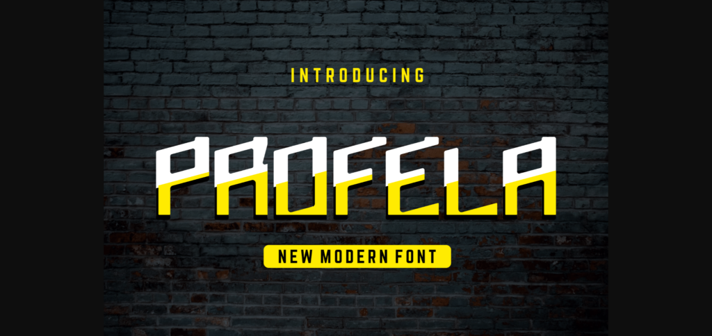 Profela Font Poster 3