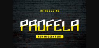 Profela Font Poster 1