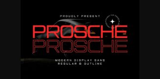 Prosche Font Poster 1