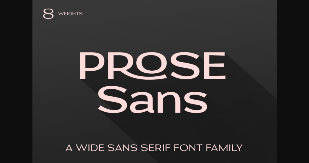 Prose Font Poster 3