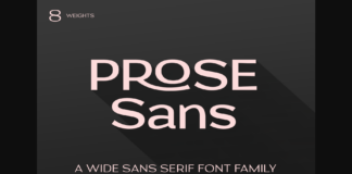 Prose Font Poster 1