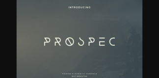 Prospec Font Poster 1