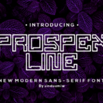 Prospex Line Fonts