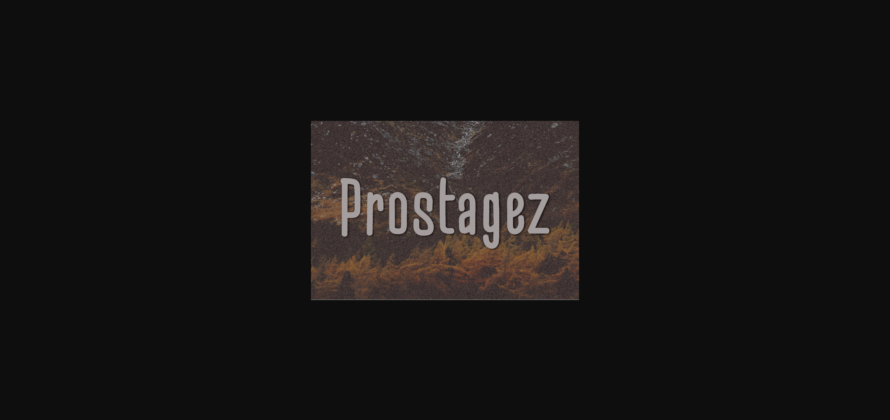 Prostagez Font Poster 3