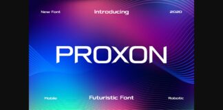 Proxon Font Poster 1