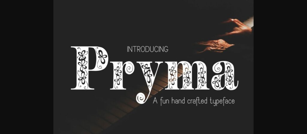 Pryma Font Poster 1