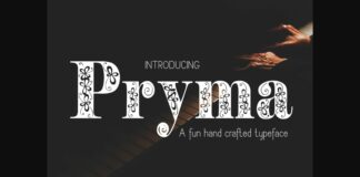 Pryma Font Poster 1