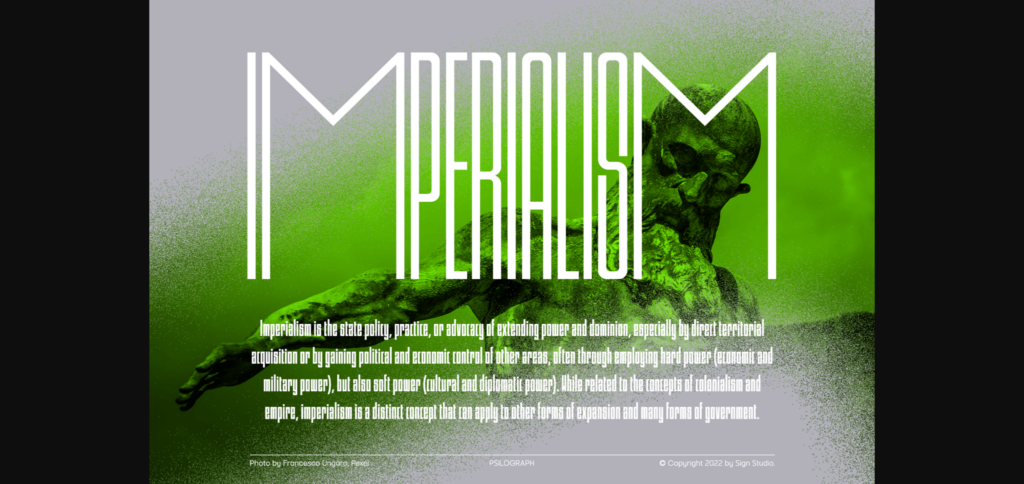 Psilograph Font Poster 8