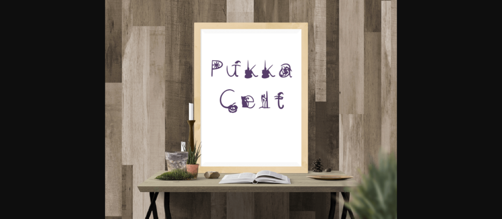 Pukkacelt Font Poster 4