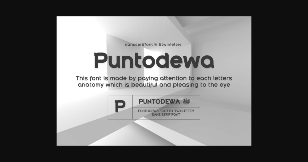 Puntodewa Font Poster 4