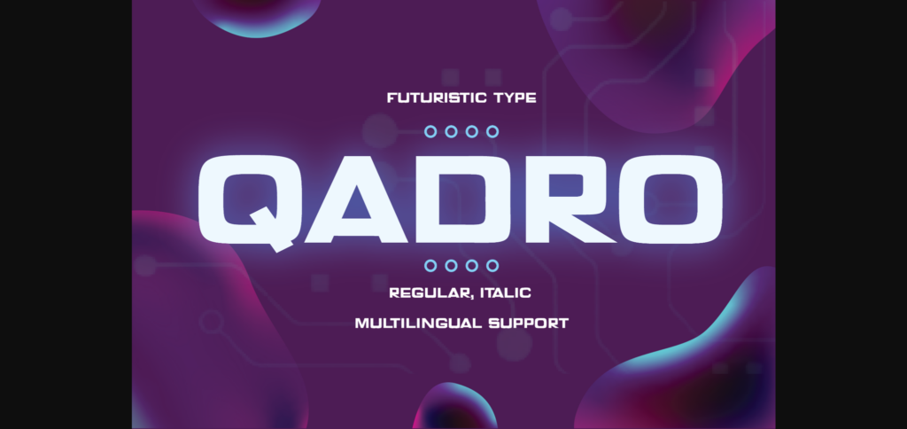 Quadro Font Poster 3