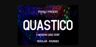 Quastico Font Poster 1