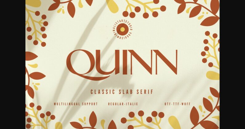 Quinn Font Poster 3