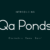 Qa Ponds Font