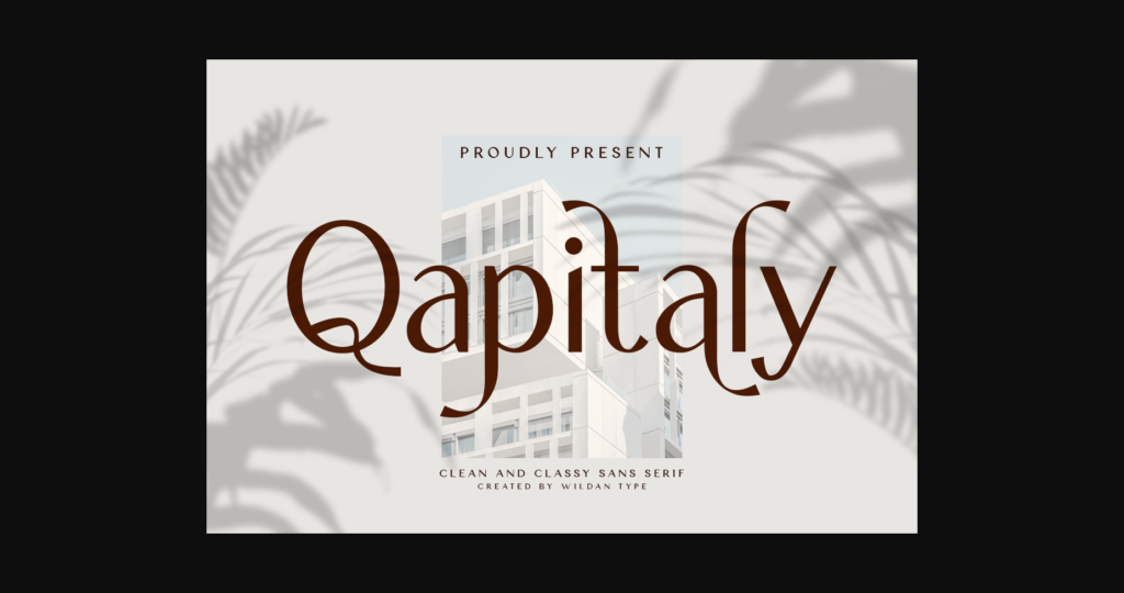 Qapitaly Font Poster 1