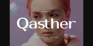 Qashter Font Poster 1