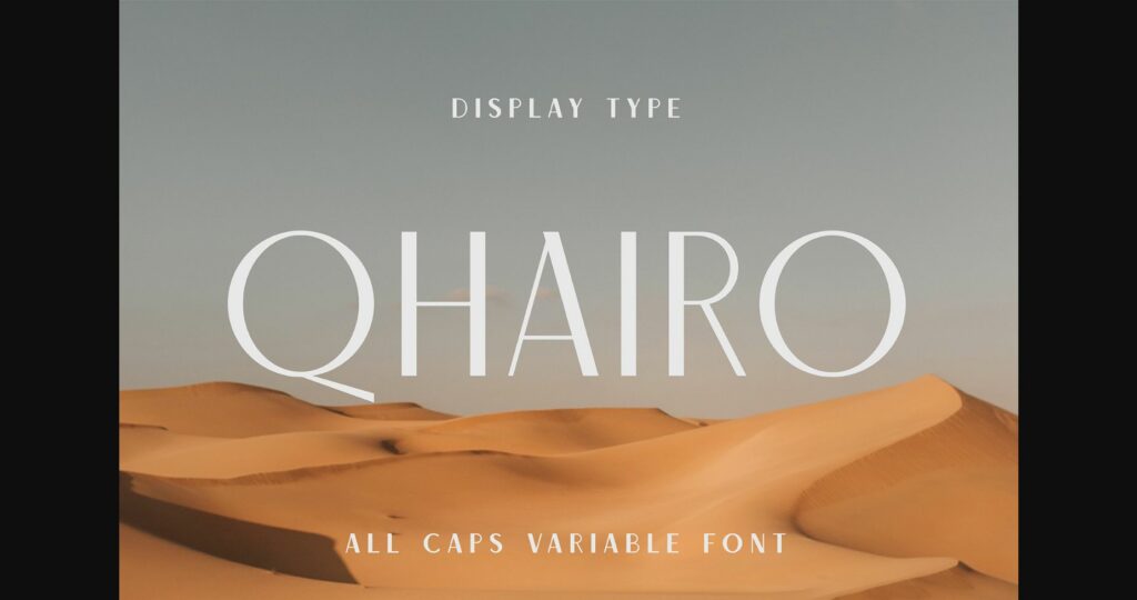 Qhairo Font Poster 3