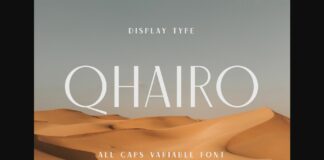 Qhairo Font Poster 1