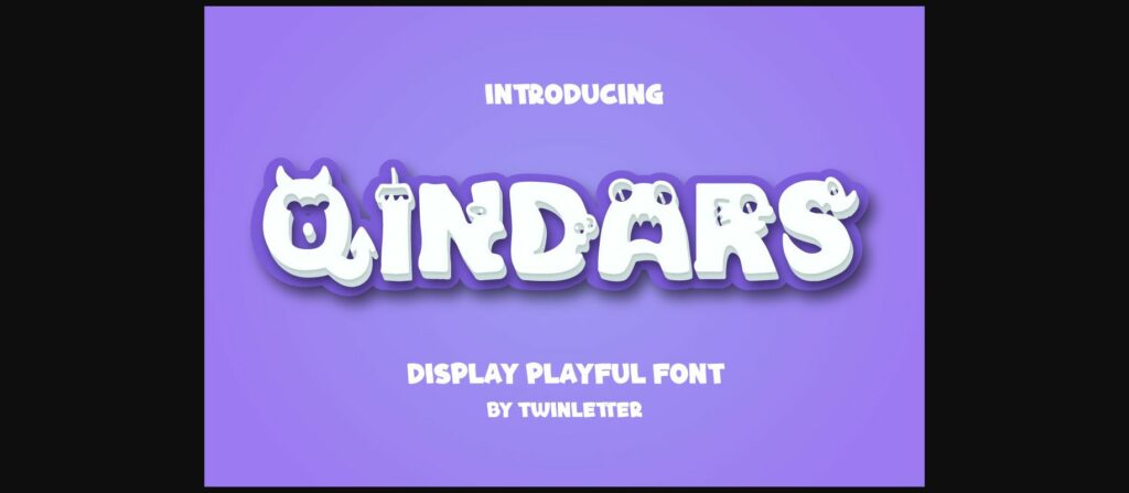 Qindars Font Poster 3