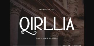 Qirllia Font Poster 1