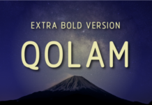 Qolam Extra Bold Font