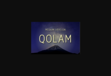 Qolam Medium Font Poster 1