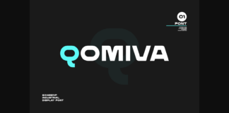 Qomiva Font Poster 1