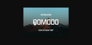 Qomodo Font Poster 1