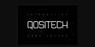 Qositech Font Poster 1