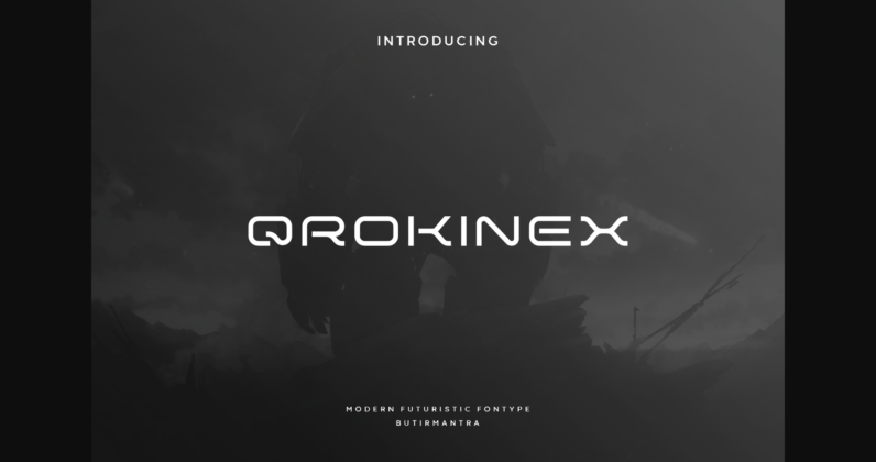 Qrokinex Font Poster 3