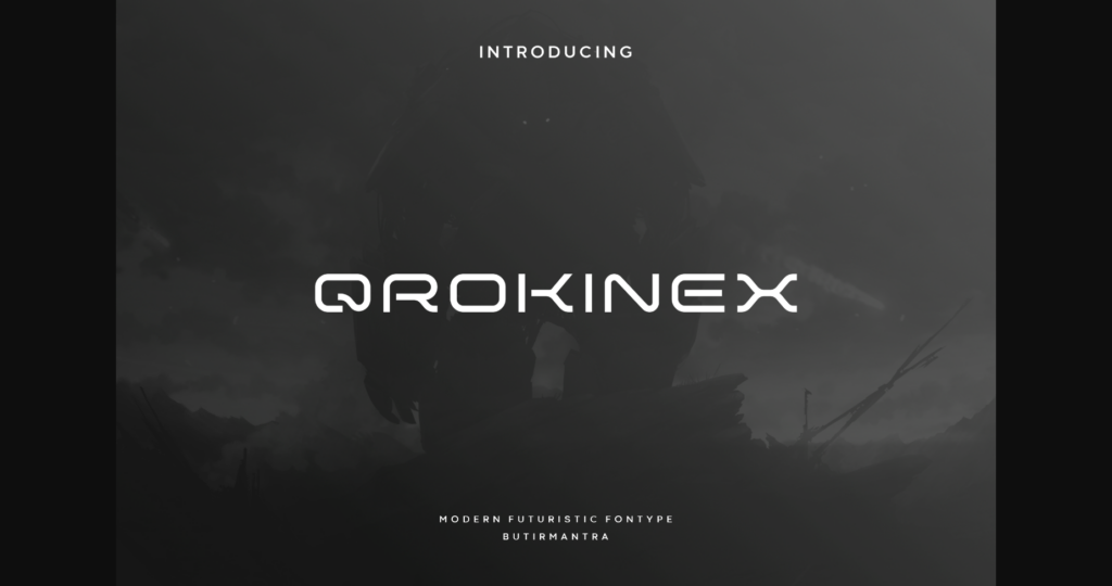 Qrokinex Font Poster 1