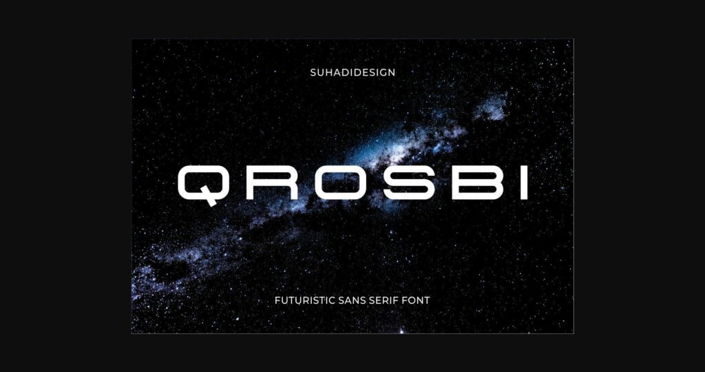 Qrosbi Font Poster 1