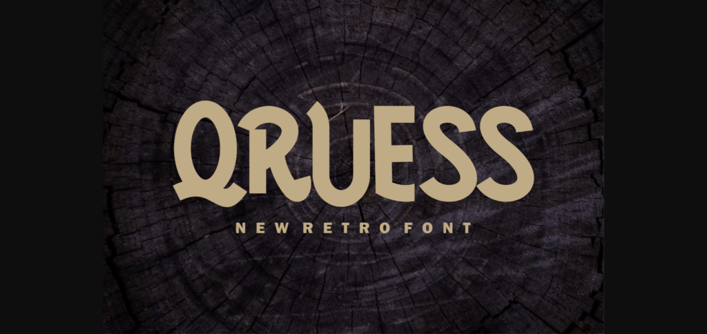 Qruess Font Poster 3