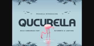 Qucurella Font Poster 1