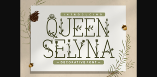Queen Selyna Font Poster 1