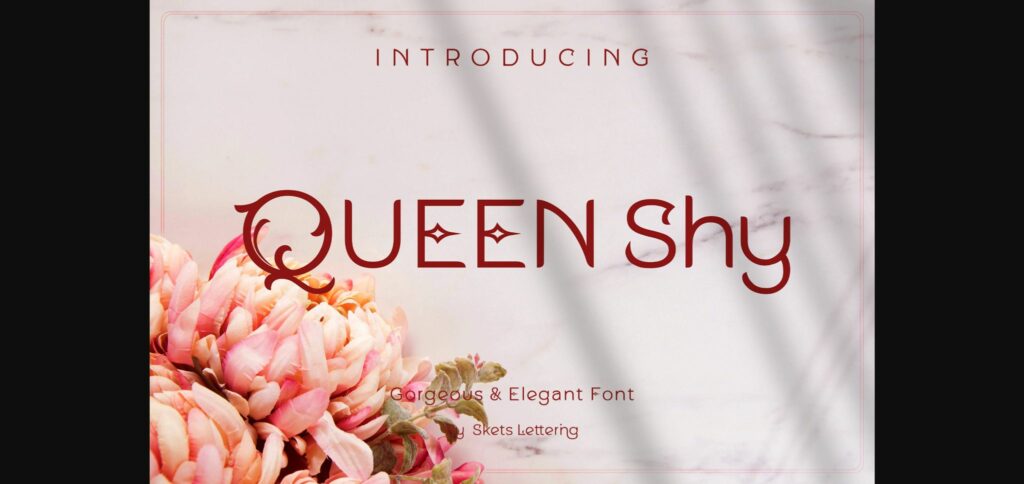 Queen Shy Font Poster 1