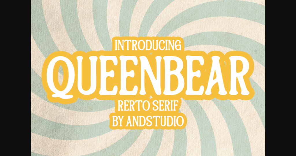 Queenbear Font Poster 1