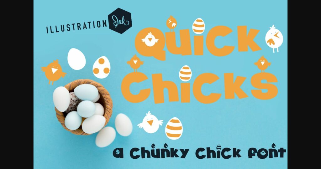 Quick Chicks Font Poster 3