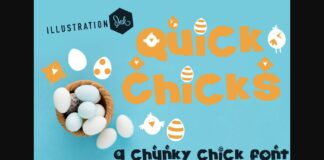 Quick Chicks Font Poster 1