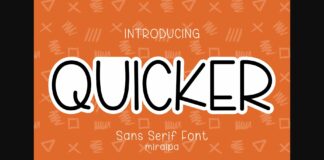 Quicker Font Poster 1