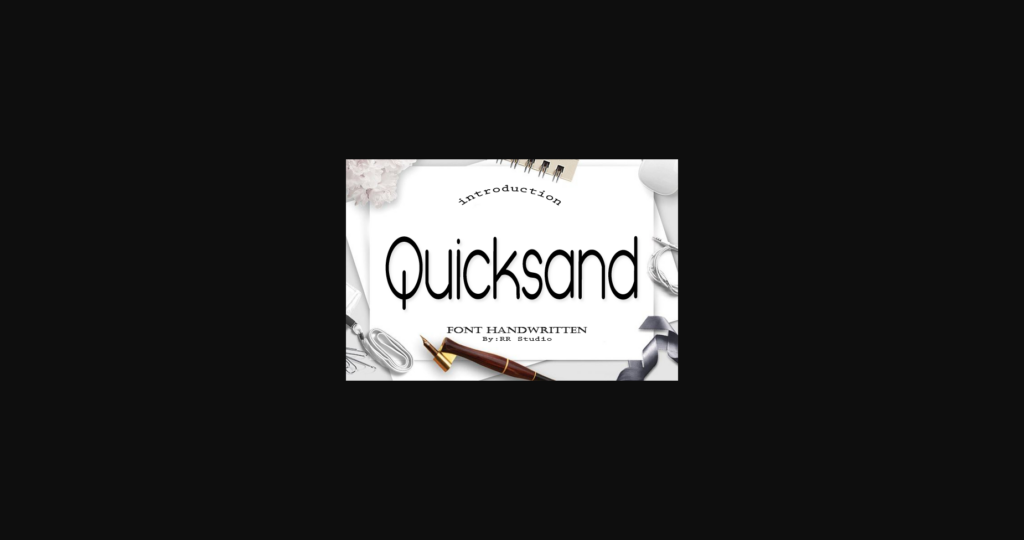 Quicksand Font Poster 3