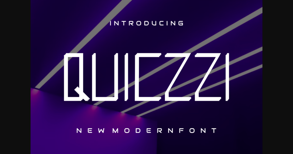 Quiczzi Font Poster 3