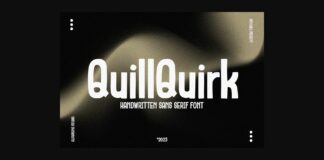 Quillquirk Font Poster 1