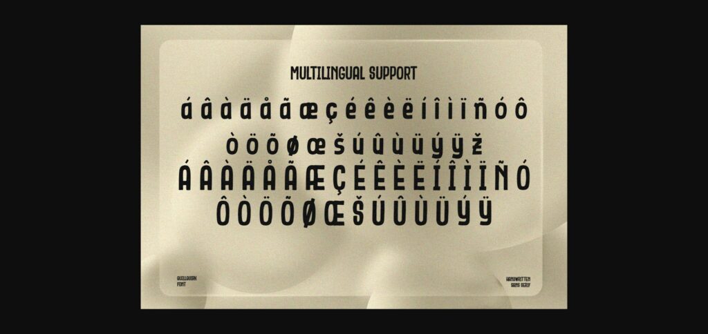 Quillquirk Font Poster 11