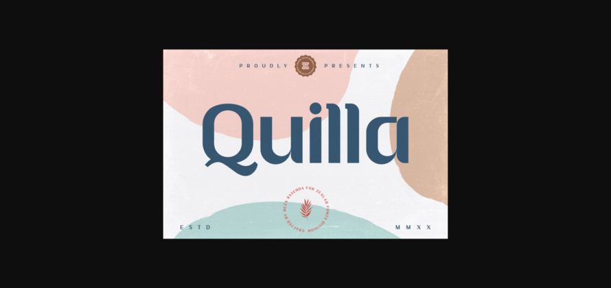 Quilla Font Poster 1