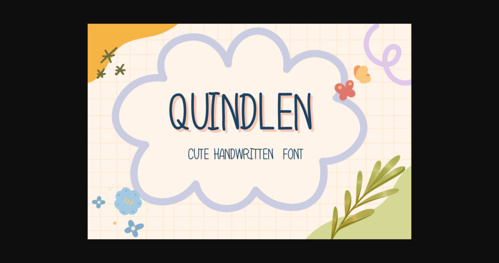 Quindlen Font Poster 1